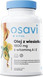 Osavi Osavi - Olej z Wiesiołka z Witaminą A i E, 1800mg, 120 kapsułek miękkich 1