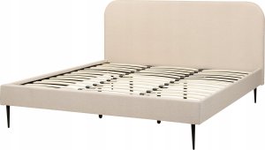 Beliani Łóżko 180 x 200 cm beżowe FLAYAT 5