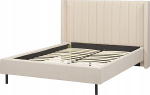 Beliani Łóżko boucle 140 x 200 cm beżowe VILLETTE 6