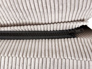 Beliani Łóżko sztruksowe 160 x 200 cm jasnobeżowe MELLE 11