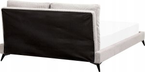 Beliani Łóżko sztruksowe 160 x 200 cm jasnobeżowe MELLE 7