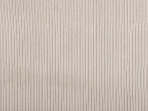 Beliani Łóżko sztruksowe140 x 200 cm beżowoszare MELLE 13