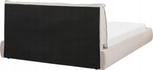 Beliani Łóżko tapicerowane 160 x 200 cm beżowe VINAY 5