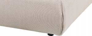 Beliani Łóżko tapicerowane 160 x 200 cm beżowe VINAY 10