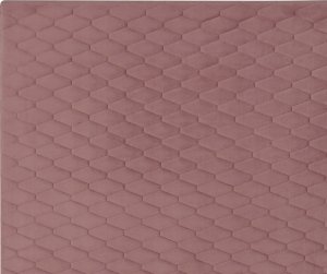 Beliani Łóżko welurowe 140 x 200 cm różowe BAYONNE 9