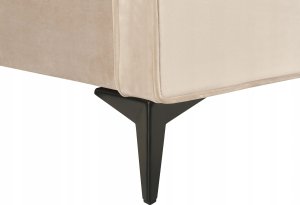 Beliani Łóżko welurowe 180 x 200 cm beżowoszare VALOGNES 9