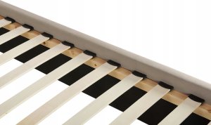 Beliani Łóżko welurowe 180 x 200 cm szarobeżowe AYETTE 7