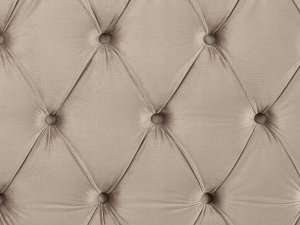 Beliani Łóżko welurowe 180 x 200 cm szarobeżowe AYETTE 9