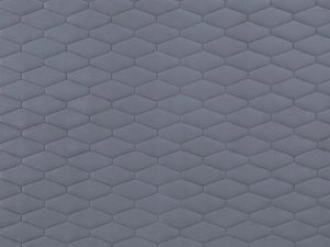 Beliani Łóżko welurowe 90 x 200 cm szare BAYONNE 11