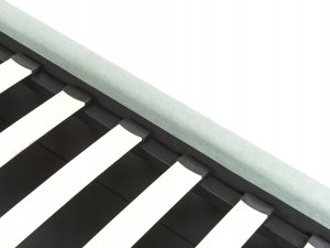 Beliani Łóżko z pojemnikiem welurowe 160 x 200 cm zielone BAJONNA 9