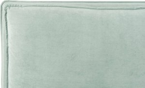 Beliani Łóżko z pojemnikiem welurowe 160 x 200 cm zielone BAJONNA 10