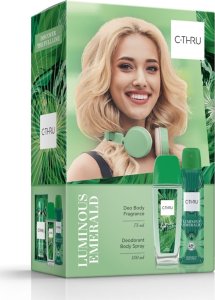 Sarantis C-THRU Zestaw prezentowy Luminous Emerald (Dezodorant naturalny spray 75ml+Dezodorant spray 150ml) 1