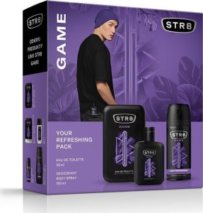 Sarantis STR 8 Zestaw prezentowy Game (Woda toaletowa 50ml+Deo spray 150ml) 2