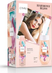 Sarantis C-THRU Zestaw prezentowy Harmony Bliss (Dezodorant spray 150ml + Żel pod prysznic 250ml) 1