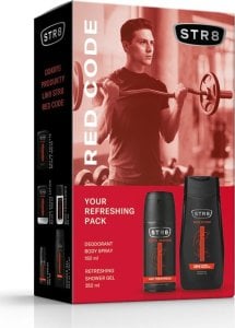 STR8 STR 8 Zestaw prezentowy Red Code (Deo spray 150ml+Żel pod prysznic 250ml) 1