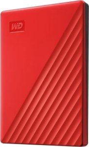 Dysk zewnętrzny HDD WD Išorinis kietasis diskas HDD Western Digital My Passport (2TB, USB 3.2) Raudona 1