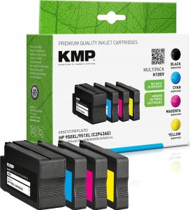 Tusz KMP KMP MULTIPACK H100V - 4er-Pack - Schwarz, Gelb, Cyan, Magenta - kompatibel - Tintenpatrone (Alternative zu: HP 950XL, HP 951XL, HP CN045AE, HP CN046AE, HP CN047AE, HP CN048AE) - fur HP Officejet Pro 251, 276, 8100, 8600, 8600 N911, 8610, 8615, 86 1