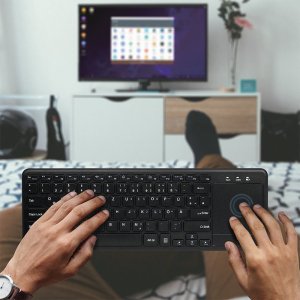 Klawiatura LogiLink LogiLink Tastatur Wireless mit Touchpad, 2,4 GHz, schwarz 16
