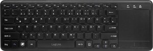 Klawiatura LogiLink LogiLink Tastatur Wireless mit Touchpad, 2,4 GHz, schwarz 2