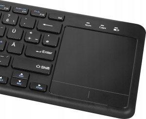 Klawiatura LogiLink LogiLink Tastatur Wireless mit Touchpad, 2,4 GHz, schwarz 5