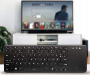 Klawiatura LogiLink LogiLink Tastatur Wireless mit Touchpad, 2,4 GHz, schwarz 6