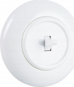 Electromalt Electromalt EX.one Włącznik krzyżowy z ramką biały 1