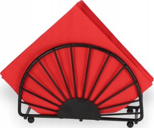Kadax KADAX Serwetnik Stojak Na Serwetki elegancki Czarny 1