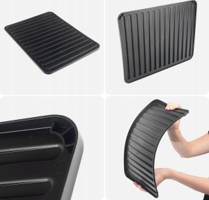 Kadax KADAX Mata Ociekacz Do Naczyń Suszenia Silikonowa Podkładka Suszarka Czarna 5