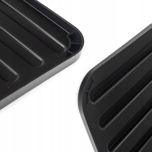 Kadax KADAX Mata Ociekacz Do Naczyń Suszenia Silikonowa Podkładka Suszarka Czarna 6