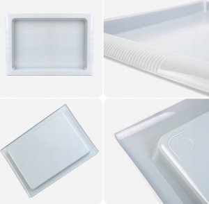 Kadax KADAX Taca Barowa Tacka Kuchenna Plastikowa Kelnerska Duża Jasny Popiel 2