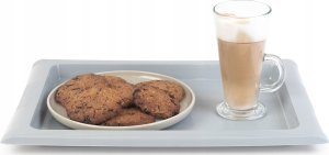 Kadax KADAX Taca Barowa Tacka Kuchenna Plastikowa Kelnerska Duża Jasny Popiel 4