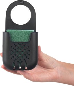 Kadax KADAX Organizer Na Gąbkę Uchwyt Do Zlewu Z Gąbką Kuchenny Przybornik Czarny 2