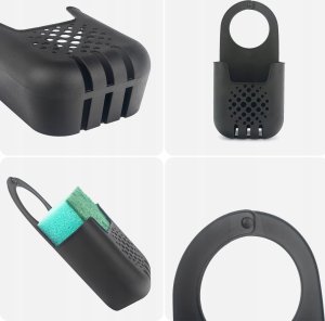 Kadax KADAX Organizer Na Gąbkę Uchwyt Do Zlewu Z Gąbką Kuchenny Przybornik Czarny 8