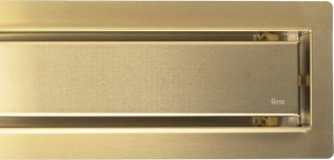 Rea Odpływ Liniowy REA Neox pro ZŁOTY SZCZOTKOWANY 60 7