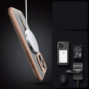 Spigen Ultra Hybrid MagSafe, rose titanium - iPhone 16 Pro Max 7