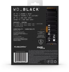 Dysk SSD SanDisk SN850X 8TB M.2 2280 PCI-E x4 Gen4 NVMe (WDS800T2XHE) 8