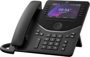 Telefon Cisco Cisco Desk Phone 9861 - VoIP-Telefon - mit Trusted Platform Module (TPM) 2.0 mit Rufnummernanzeige/Anklopffunktion - IEEE 802.11a/b/g/n/ac (Wi-Fi) / Bluetooth 5.2 LE - SIP, RTCP, RTP, SRTP, SDP - 130 lines - Carbon Black 1