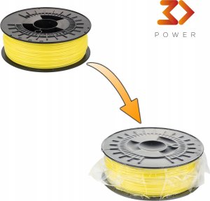 3DPower Filament 3DPower Basic PLA 1.75mm Żółty 1kg 3