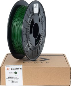 3DPower Filament 3DPower Elasti TPU 90 1.75mm Zielony 0.5kg 1