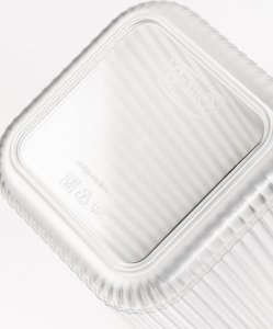AgdExpert ZESTAW POJEMNIKÓW KUCHENNYCH NA PRODUKTY SYPKIE BRANQ NEROLI 1L+ 2,3L 4