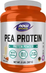 NOW Foods NOW Foods - Białko Grochowe, Pea Protein, Toffee, Proszek, 907g 1