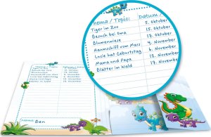 Herma HERMA Sammelmappe A3 Dinos Pappe 8