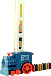 LeanToys Interaktywna Lokomotywa Pociąg Układająca Domino Dźwięk 2