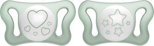 Chicco 156276 SMOCZEK PHYSIO MICRO ŚWIECĄCY SILIKONOWY 0-2  2SZT 2