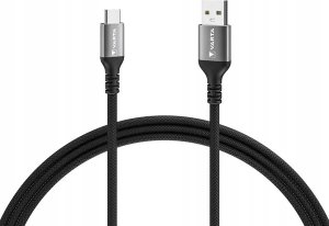 Kabel USB Varta USB-A - USB-C 2 m Czarny (57935101111) 2