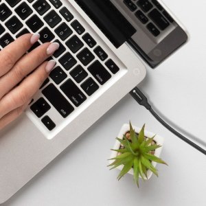 Kabel USB ForCell USB-C - USB-C 1 m Zielony 8