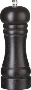 Młynek do przypraw Hendi Młynek do mielenia soli ciemne drewno śr. 57 x 165 mm - Hendi 469798 1