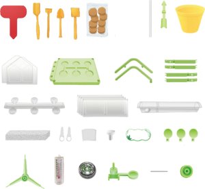 ProNice ZESTAW EDUKACYJNY EKSPERYMENT SZKLARNIA MINI OGRÓD PRAWDZIWY ROŚNIE KWIATY 7