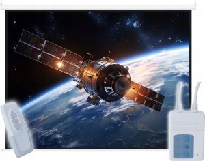 Ekran do projektora Art ART ELECTRIC SCREEN 84inch 213x213cm with remote control EA-84 1:1 1