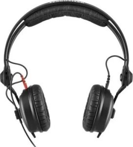 Słuchawki Sennheiser SENNHEISER HD 25, DYNAMIC Ausinės, 70 ?, CLOSED, SUPRA-AURAL, ADJUSTABLE HEADBAND, STEEL CORE KABELIS, SINGLE-SIDED, 1.5M LONG, 3.5MM ANGLE JACK, ADAPTER 3